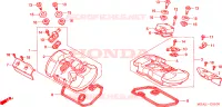 COPERTURA TESTA CILINDRO per Honda SHADOW VT 750 Hamamatsu factory 2000