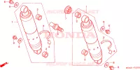 CUSCINO POSTERIORE per Honda SHADOW VT 750 Hamamatsu factory 2000