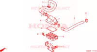 FILTRO DELL'ARIA SERVO per Honda SHADOW VT 750 Hamamatsu factory 2000