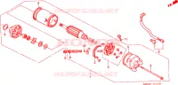 MOTORE AVVIAMENTO per Honda SHADOW VT 750 Hamamatsu factory 2000