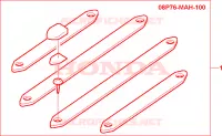 PROTEZ.PARAF.POST. per Honda SHADOW VT 750 Hamamatsu factory 2000
