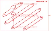 PROTEZ.PARAF.POST. per Honda VT 1100 SHADOW C3 1999
