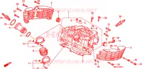 TESTATA(DIETRO) per Honda VT 1100 SHADOW C3 1999