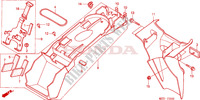 PARAFANGO POSTERIORE per Honda XL 1000 VARADERO 2001
