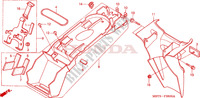 PARAFANGO POSTERIORE per Honda XL 1000 VARADERO ABS 2005