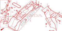 PARAFANGO POSTERIORE per Honda XL 1000 VARADERO 1999