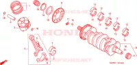 ALBERO A GOMITI/PISTONE per Honda CBR 600 F 2003