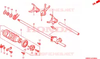 CILINDRO CAMBIO per Honda CBR 600 F 2003
