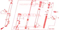 FORCELLA ANTERIORE per Honda CBR 600 F 2003