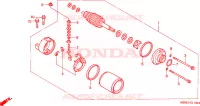 MOTORE AVVIAMENTO per Honda CBR 600 F 2003