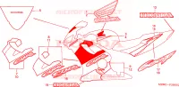 STRISCIA(CBR600F2 3) per Honda CBR 600 F 2003
