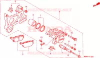 CALIBRO FRENO POSTERIORE per Honda CBR 600 1999