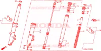 FORCELLA ANTERIORE per Honda CBR 600 1999