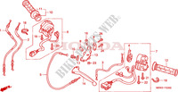 LEVA MANIGLIA/INTERRUTTORE/CAVO(1) per Honda CBR 600 34HP 2000