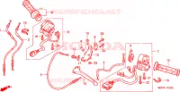 LEVA MANIGLIA/INTERRUTTORE/CAVO(1) per Honda CBR 600 1999