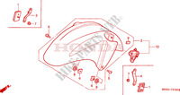 PARAFANGO ANTERIORE per Honda CBR 600 34HP 2000
