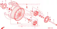 RUOTA POSTERIORE(1) per Honda CBR 600 1999