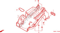PARAFANGO POSTERIORE(CB600F2/F22) per Honda CB 600 S HORNET 34HP 2002