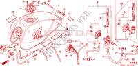 SERBATOIO COMBUSTIBILE(CB600F3/4/5/6) per Honda CB 600 F HORNET 34HP 2004