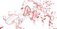 PARAFANGO ANTERIORE per Honda GL 1800 GOLD WING ABS AIR BAG 2009