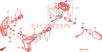 FRECCIA per Honda TRANSALP 650 34HP 2000
