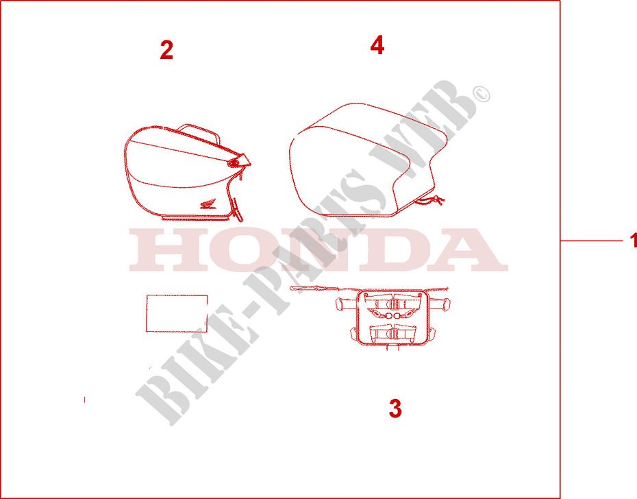 TOP CASE MORBIDO X11 per Honda CB 1100 X11 2001