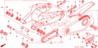 BRACCIO OSCILLANTE(VTR1000SP2/3/4/5/6) per Honda VTR 1000 SP2 RC51 2002