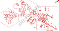 CALIBRO FRENO POSTERIORE per Honda VTR 1000 SP1 100CV 2000
