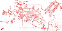 CORPO TELAIO(VTR1000SP2/3/4/5/6) per Honda VTR 1000 SP2 RC51 2002