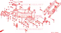CORPO TELAIO(VTR1000SPY/1) per Honda VTR 1000 SP1 2000