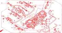 CORPO VALVOLA IMMISSIONE(ASS.) (VTR1000SP2/3/4/5/6) per Honda VTR 1000 SP2 RC51 2002