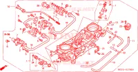 CORPO VALVOLA IMMISSIONE(ASS.) (VTR1000SPY/1) per Honda VTR 1000 SP1 2000