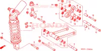 CUSCINO POSTERIORE(VTR1000SPY/1) per Honda VTR 1000 SP1 2000