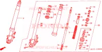 FORCELLA ANTERIORE per Honda VTR 1000 SP1 2000