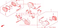 FRECCIA(VTR1000SP2/3 E/ED/F/U) (VTR1000SP4/5/6) per Honda VTR 1000 SP2 2005