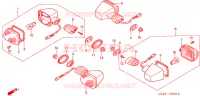 FRECCIA(VTR1000SPY/1) (VTR1000SP2/3 CM) per Honda VTR 1000 SP1 2000