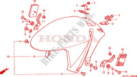 PARAFANGO ANTERIORE per Honda VTR 1000 SP1 RC51 2001