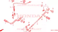 PEDALE per Honda VTR 1000 SP1 2000