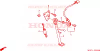PIEDE D'APPOGGIO per Honda VTR 1000 SP1 2000