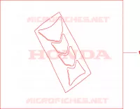 PROTEZIONE SERBATOIO HRC per Honda VTR 1000 SP1 2000