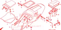 SEDILE/RIPARO SEDILE per Honda VTR 1000 SP1 2000
