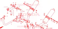 SMORZATORE SCARICO per Honda VTR 1000 SP1 2000