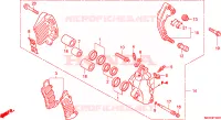 CALIBRO FRENO ANTERIORE S. per Honda VTX 1800 C 2002