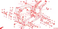 CORPO TELAIO per Honda VTX 1800 C 2002