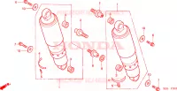 CUSCINO POSTERIORE (VTX1800C2/3/4) per Honda VTX 1800 C 2002
