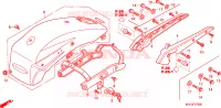 PARAFANGO POSTERIORE/RINGHIERA A MANO per Honda VTX 1800 C 2002