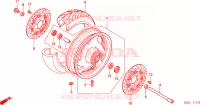 RUOTA ANTERIORE per Honda VTX 1800 C 2002
