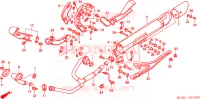 SMORZATORE SCARICO per Honda VTX 1800 C 2002