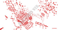 TESTA CILINDRO ANTERIORE per Honda VTX 1800 C 2007