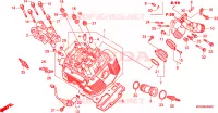 TESTA CILINDRO ANTERIORE per Honda VTX 1800 C 2002